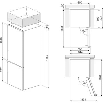 Réfrigérateur combiné							SMEG				RC18WDNE