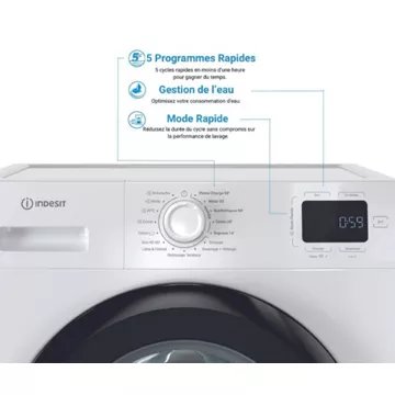 Lave linge hublot 							INDESIT				IMB964BMYTIMEFR
