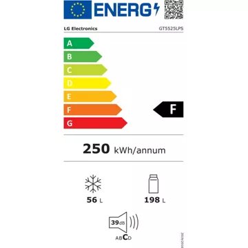 Réfrigérateur 2 portes							LG				GT5525LPS Reconditionné
