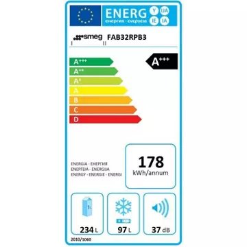 Réfrigérateur combiné SMEG FAB32RPB3 Reconditionné