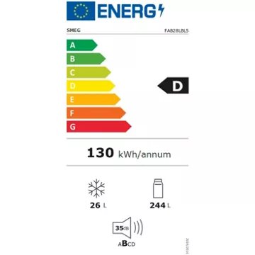 Réfrigérateur 1 porte SMEG FAB28LBL5