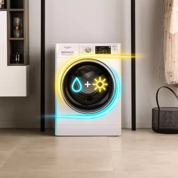 Lave linge séchant hublot WHIRLPOOL FFWDB864369BVFR