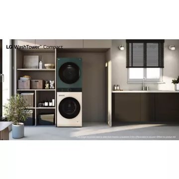 Lave linge séchant hublot LG F214WT8GRBE Washtower
