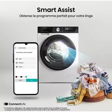 Lave linge séchant hublot HISENSE WD3S8043BW3