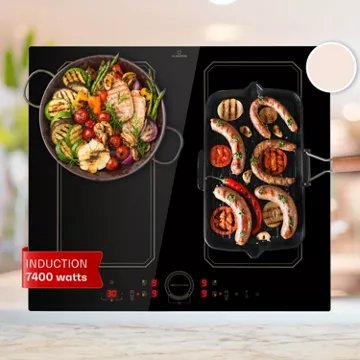 Table vitrocéramique							KLARSTEIN				Victoria 4 Flex 7400W - Noir