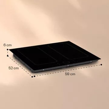 Table vitrocéramique							KLARSTEIN				Victoria 4 Flex 7400W - Noir