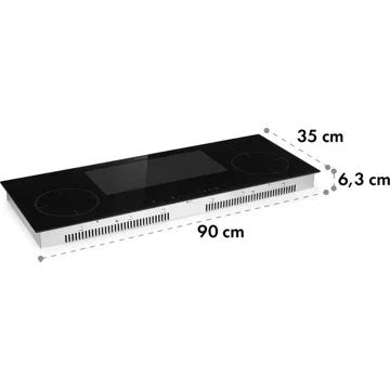 Table vitrocéramique							KLARSTEIN				Delicatessa 90 Slim - 7000W