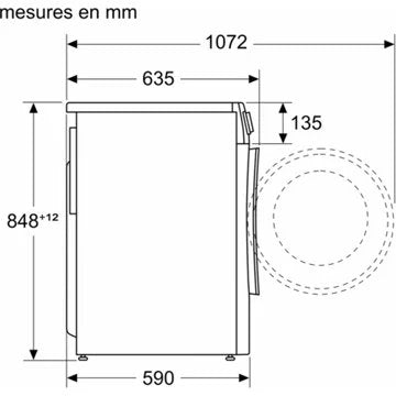Lave linge séchant hublot BOSCH WNG25400FF