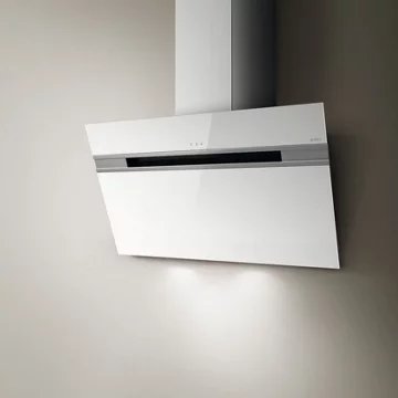 Hotte décorative murale inclinée ELICA STRIPE WH/A/90/LX