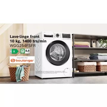Lave linge hublot BOSCH WGG254FSFR Serenity