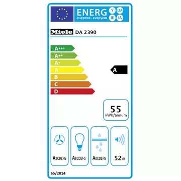 Hotte encastrable 							MIELE				DA 2390