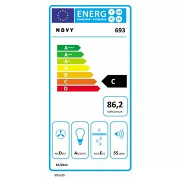Hotte tiroir NOVY 693
