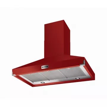 Hotte décorative murale							FALCON				PKR110 SUP EXT ROUGE NICKEL