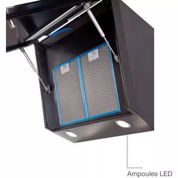 Hotte décorative murale inclinée							ESSENTIELB				EHDD 914n