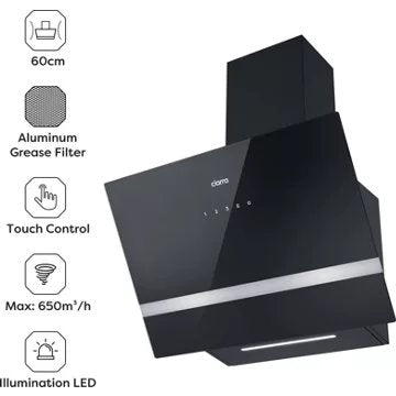 Hotte décorative murale inclinée							CIARRA				CD6736HB