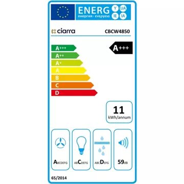 Hotte décorative murale inclinée							CIARRA				736NWH60