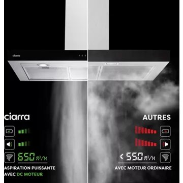 Hotte décorative murale							CIARRA				CBCS9102
