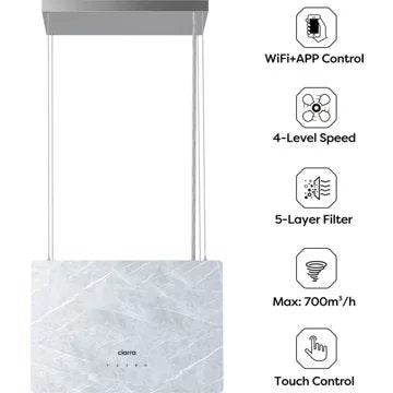 Hotte décorative îlot							CIARRA				CD4850W