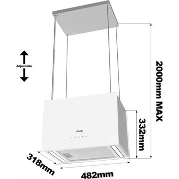 Hotte décorative îlot							CIARRA				CD4850S