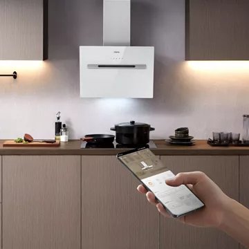 Hotte décorative murale inclinée							CIARRA				CD6736GS
