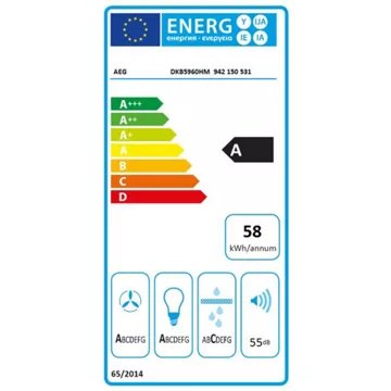 Hotte décorative murale							AEG				DKB5960HM