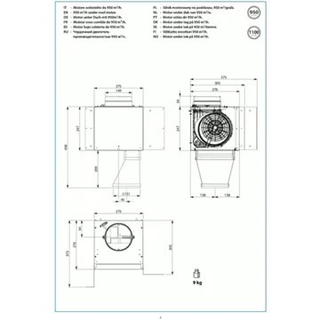 Moteur de hotte							FALMEC				MOTDSC950