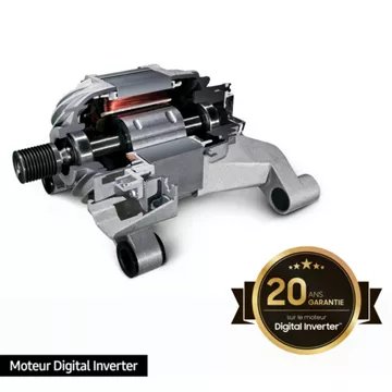 Lave linge hublot SAMSUNG WW80T754DBH Quickdrive Reconditionné
