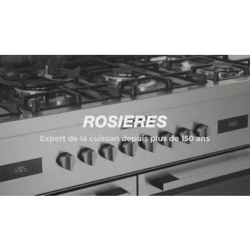 Piano de cuisson gaz ROSIERES RGM126D2X Paul Bocuse