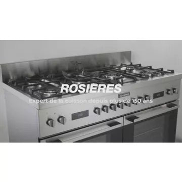 Piano de cuisson gaz ROSIERES RGM126D2X Paul Bocuse