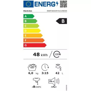 Lave linge top ELECTROLUX EW8T3653CM Reconditionné