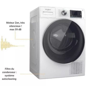 Sèche linge pompe à chaleur HAIER HD100-A2959RE-FR