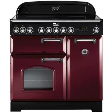 Piano de cuisson induction FALCON CLASSIC DELUXE 90 INDUC ROUGE AIRELLE C
