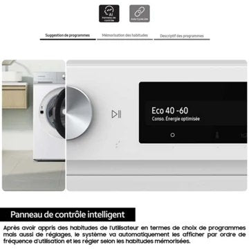 Sèche linge pompe à chaleur SAMSUNG DV80CGC2B0TEEF
