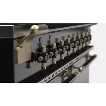 Piano de cuisson gaz							FALCON				ELISE LUXE  TAB GAZ 90 CMNOIR LAITON