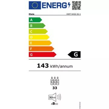 Cave à vin encastrable MIELE KWT6422iG-1 obsw