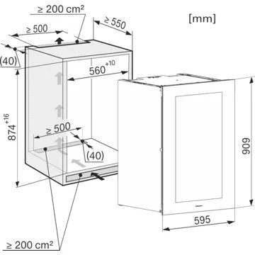 Cave à vin encastrable MIELE KWT6422iG-1 obsw