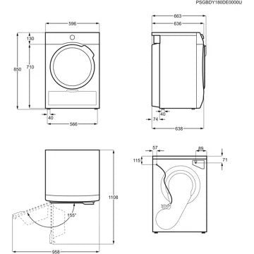 Sèche linge pompe à chaleur AEG TR71A2G2CO