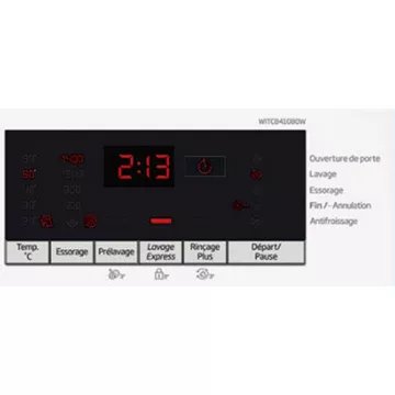 Lave linge hublot  encastrable 							BEKO				WITC8410B0W