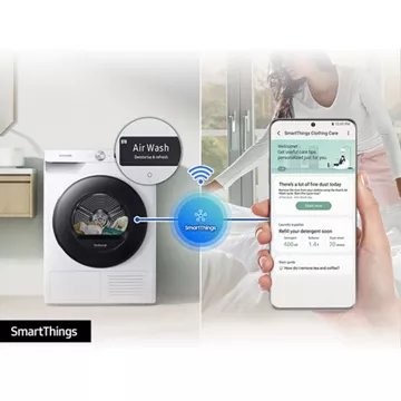 Sèche linge pompe à chaleur SAMSUNG DV80T5220AW
