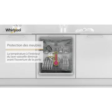 Lave vaisselle encastrable WHIRLPOOL WBO3T133PFX 6ème sens