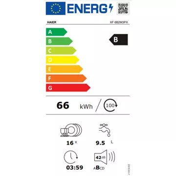 Lave vaisselle 60 cm HAIER XF 6B2M3PX