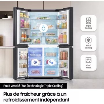 Réfrigérateur multi portes SAMSUNG RF65DG960ESR