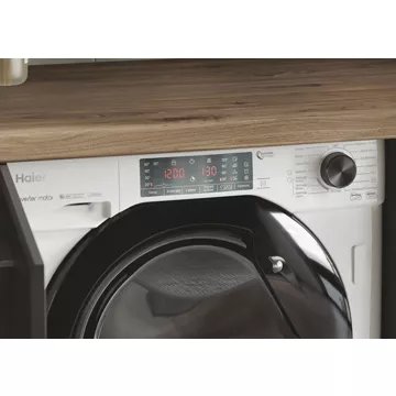 Lave linge séchant hublot  encastrable 							HAIER				HWD90B416FWB-FR