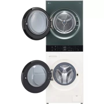 Lave linge séchant hublot 							LG				F214WT8GRBE Washtower