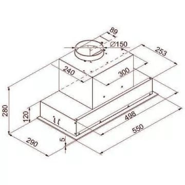 Hotte encastrable 							DE DIETRICH				DHG2684B MotionControl