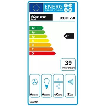 Hotte décorative murale inclinée							NEFF				D98IPT2S0 N90 Sensor Air Pur