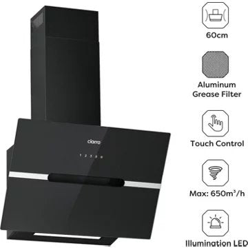 Hotte décorative murale inclinée							CIARRA				CD6736FB