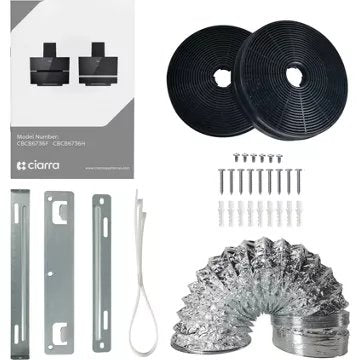 Hotte décorative murale inclinée							CIARRA				CD6736FB
