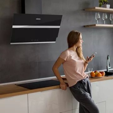 Hotte décorative murale inclinée							CIARRA				736NBK60