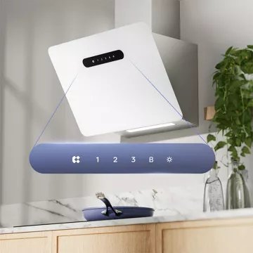 Hotte décorative murale inclinée							CIARRA				CD6736KW